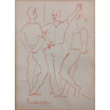 Pablo Picasso (1881-1973), Grace and Movement, 1940s, sanguine lithograph, not numbered, H.28cm W.