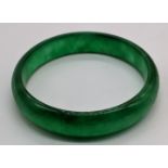 A green jade bangle