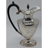An early 20th century silver water pot, hallmarked Sheffield, 1926, maker James Dixon & Sons Ltd,