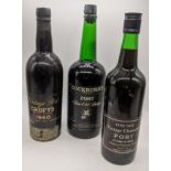 A collection of Port to include Vintage Crofts, 1960, Cockburns Fine Old Ruby and a Fine Old Vintage