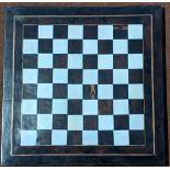 An inlaid chessboard, D.38cm