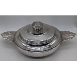 An 18th century French silver equalle, D.18cm, 762g