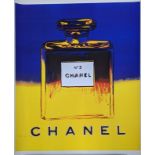 After Warhol, Chanel no.5, lithographic poster, 62cm x 46cm