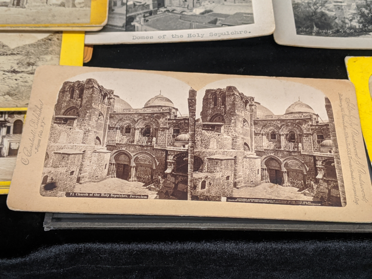 A collection of late 19th/early 20th century photographic stereocards, scenes including the Garden - Image 7 of 8