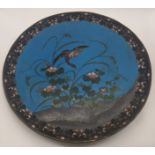 A 19th century Chinese cloisonne charger