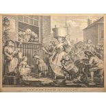 William Hogarth (1697-1764), The Enraged Musician, 1741, engraving, H.36 W.41.5