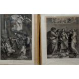 A pair of early 19th century engravings to include Ignazio Pavon (Italian, 1790-1858) and Adriano