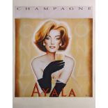 Ayala champagne poster 70cm x 50cm