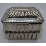 A continental silver Etrog box, marks to base