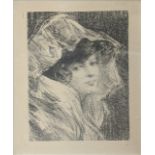 Albert Belleroche (1864-1944), Nana, 1904, lithograph, from the edition of 30, H.13.5cm W.10.5cm