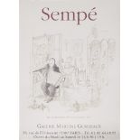 Sempe, Galerie Martine Gossieux poster, 59.5cm x 42cm