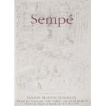 Sempe, Galerie Martine Gossieux poster, 59.5cm x 42cm