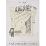 Sempe, Galerie Martine Gossieux poster, 59.5cm x 42cm