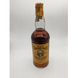 A bottle of Old Grand-Dad 1960s bourbon whiskey