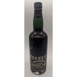 A bottle of vintage 1965 Fonseca port,