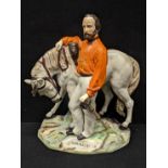 A Staffordshire equestrian figure of Giuseppi Garibaldi, probably by Thomas Parr, circa 1860-70, H.