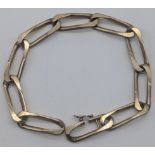 A 9ct gold chain bracelet, 20g,