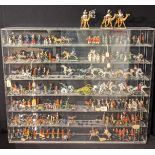 A large collection of lead toy soldiers to include Grenadier Young Guards, Italian infantry,
