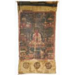 Thangka mit Buddha Amitabha