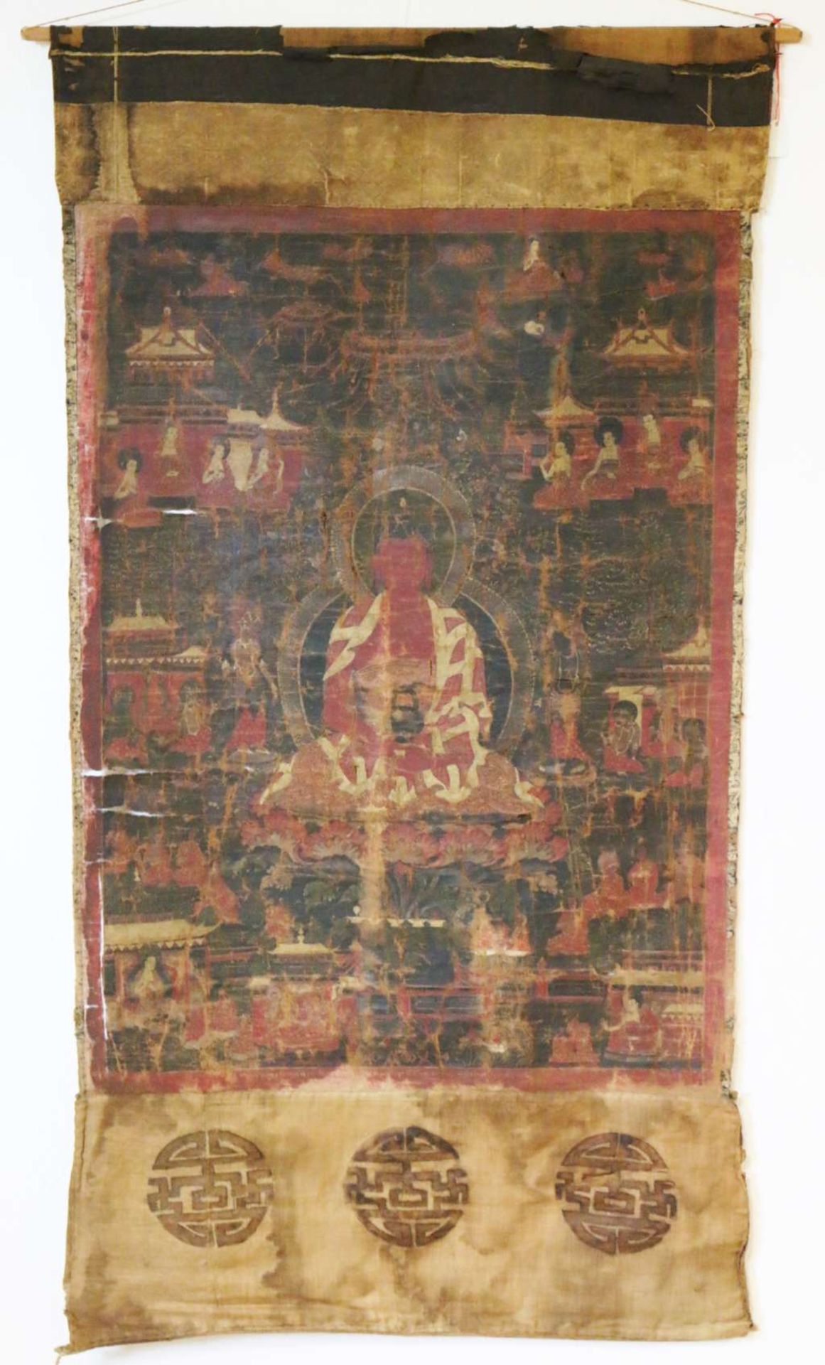 Thangka mit Buddha Amitabha