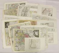 17 Landkarten, überwiegend Region 