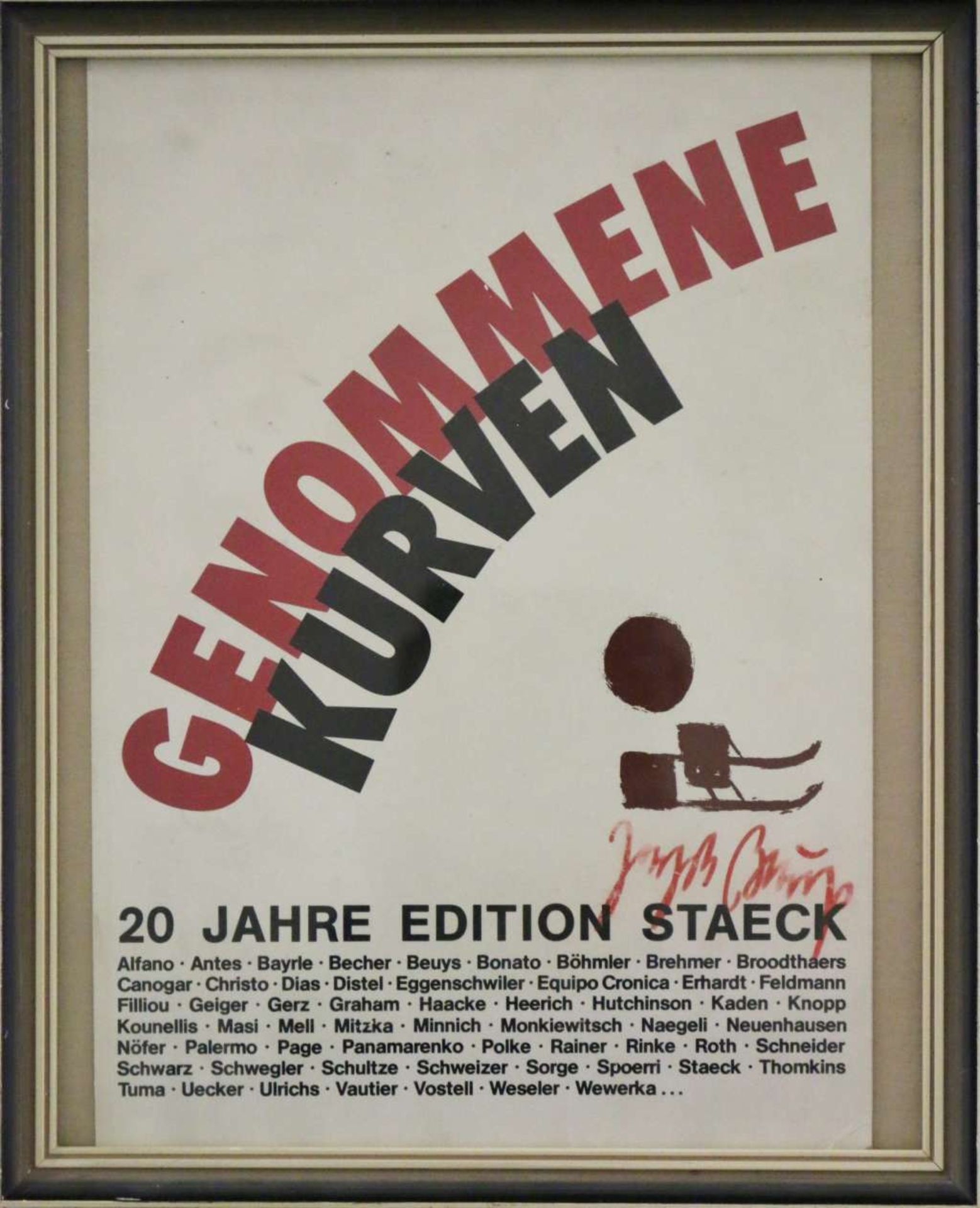 Joseph BEUYS sign. Ausstellungsumschlag - Bild 2 aus 3