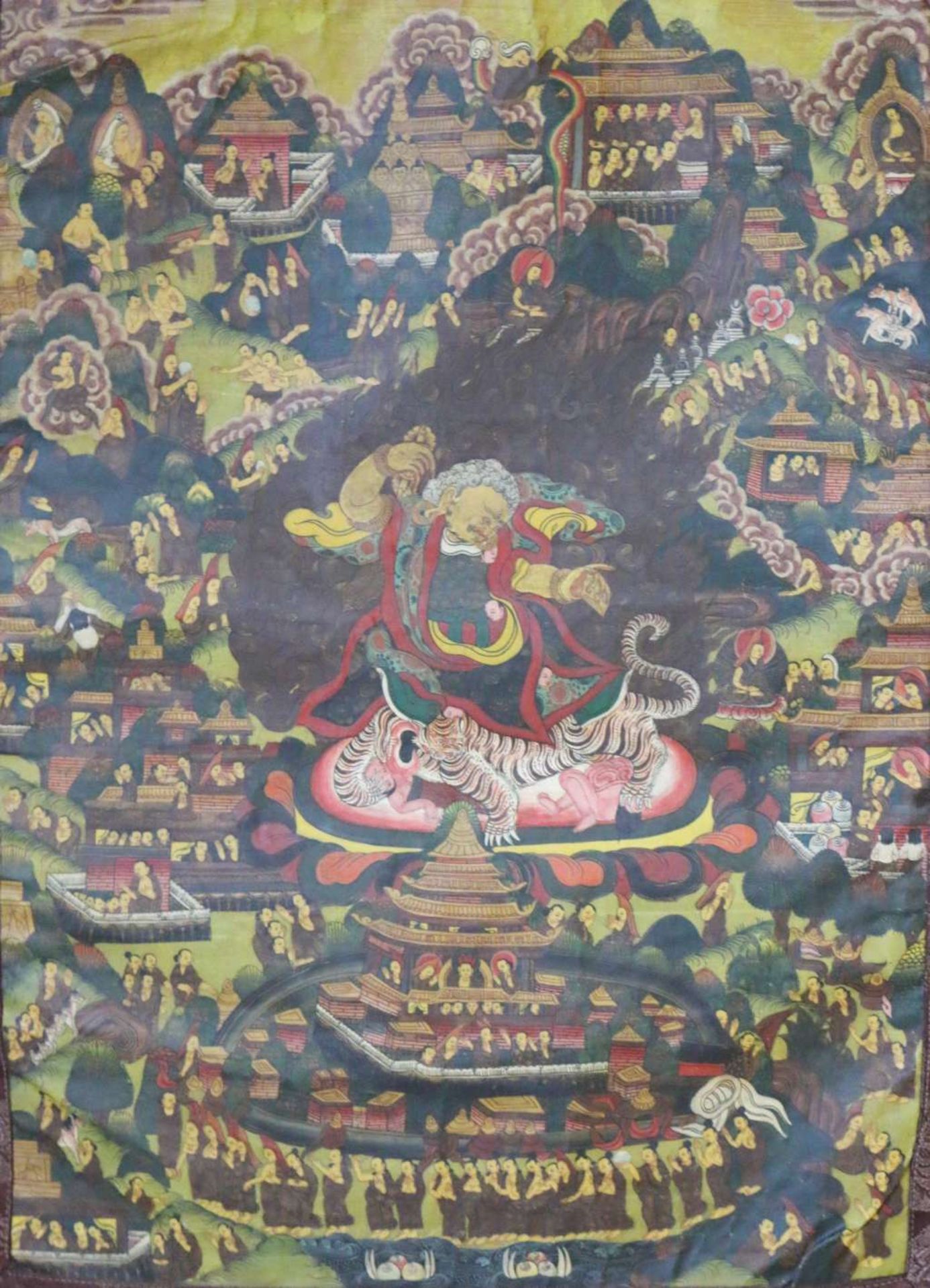 Thangka mit Dorje Legpa - Image 2 of 4