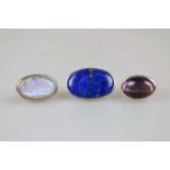 3 Cabochon Statement-Ringe