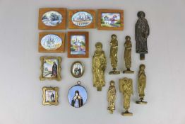 9 Finift und 7 Metallfiguren