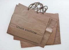 6 Louis Vuitton Papiertaschen