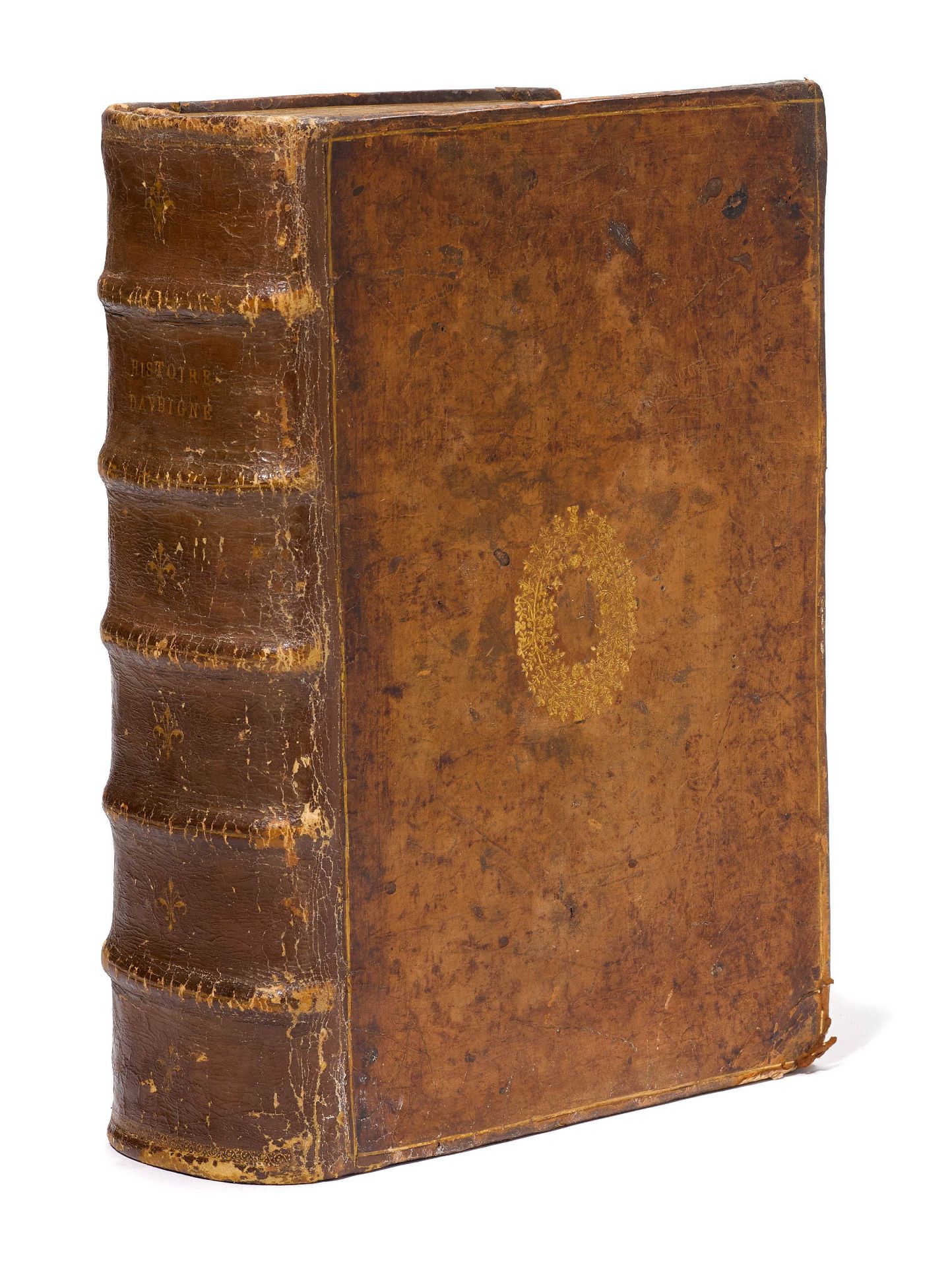Aubigné, Agrippa d'.Histoire Universelle. 3 Teile in 1 Band.Maillé, Jean Mossat, 1616-1620. Folio.