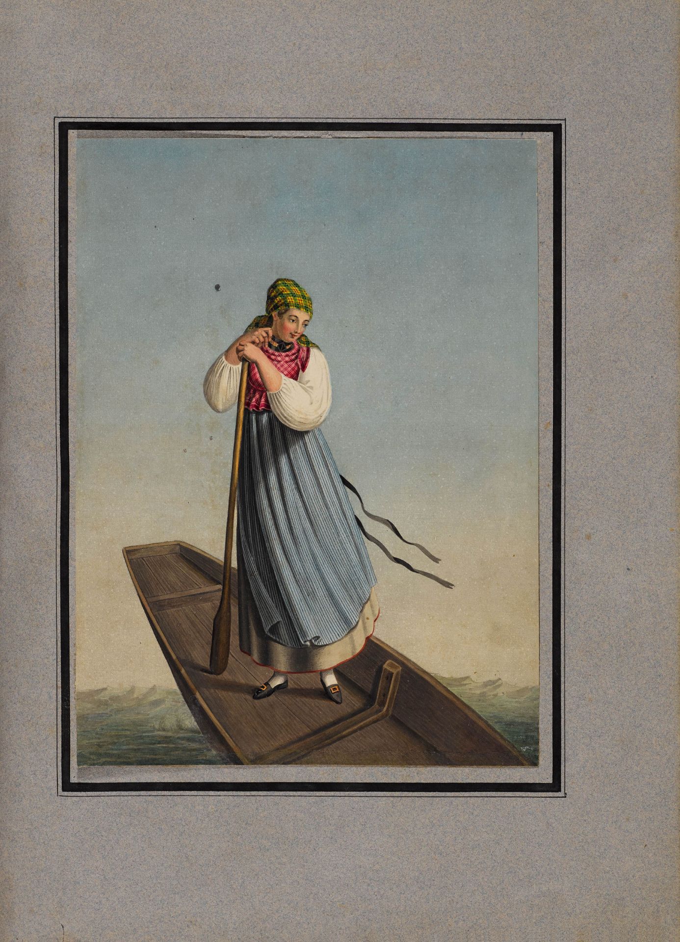 Locher, [Johann Emanuel].Recueil de portraits et costumes suisses les plus élégants, usités dans les - Image 2 of 3