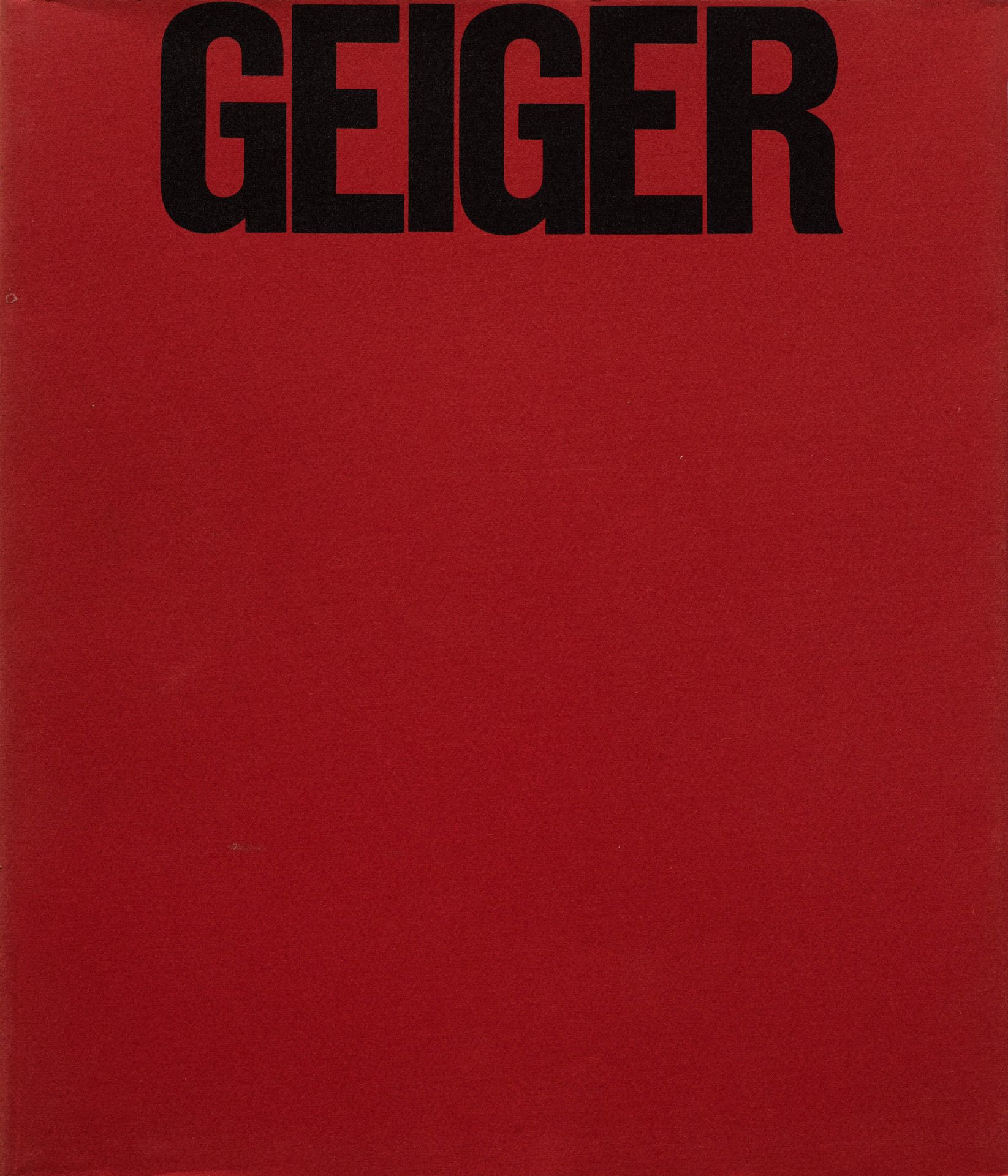 Geiger, Rupprecht.Zurückgehn. Weitergehn. Fortgehn. Mit 19 (st. 20 davon 5 doppelblattgr.)