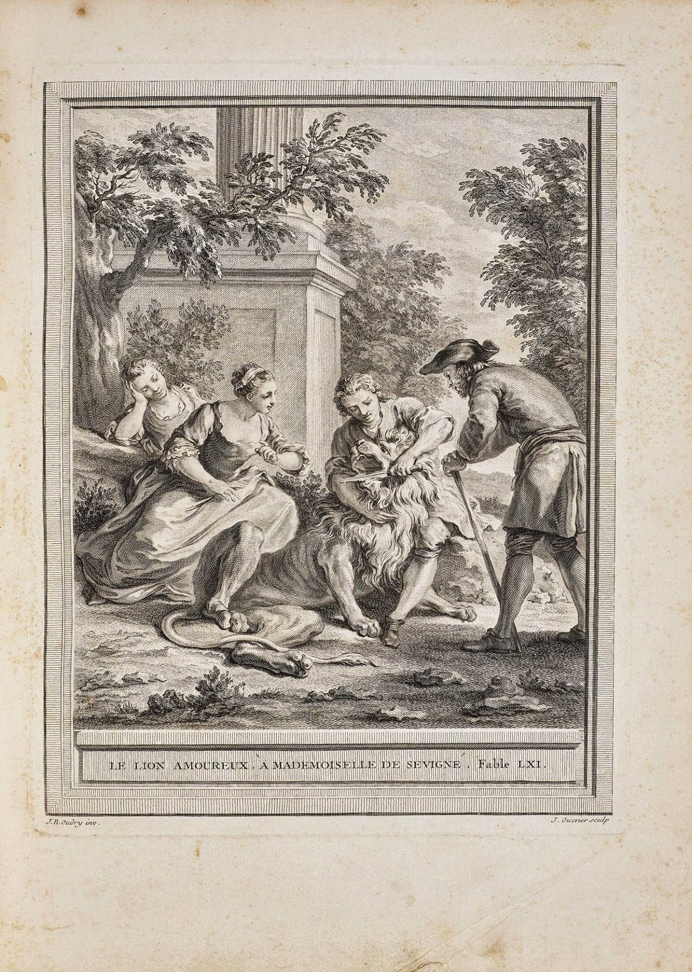 La Fontaine, Jean de.Fables choisis, mises en vers. 4 Bände. Mit gest. Frontispiz, 274 (st. 275) - Bild 2 aus 4
