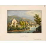 BASEL -Vues pittoresques du val de Moutier (Deckeltitel). Mit 24 kolorierten Lithographien.Basel,