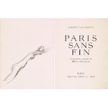 Giacometti, Alberto. Paris sans fin. 1969Paris sans Fin. Mit gest. Frontispiz und 149 Original-