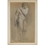 JEAN-PIERRE SAINT-OURS (ZUGESCHRIEBEN)(1752 Genf 1809)Aktstudie eines männlichen Athleten mit