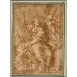 LORENZO SABATINI (ZUGESCHRIEBEN)(Bologna 1530 - 1576 Rom)Weibliche Allegorie des Friedens mit