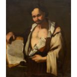 LUCA GIORDANO(1634 Neapel 1705)Porträt eines Gelehrten.Öl auf Leinwand.113,5 × 96,5 cm.Provenienz: