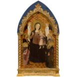 AMBROGIO BALDESE genannt MAESTRO DELLA MADONNA STRAUS(um 1372 Florenz 1429)Madonna mit Kind von
