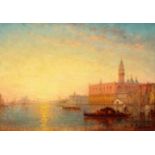 CHARLES-CLÉMENT CALDERON(1870 Paris 1906)Ansicht von Venedig.Öl auf Leinwand.Unten rechts