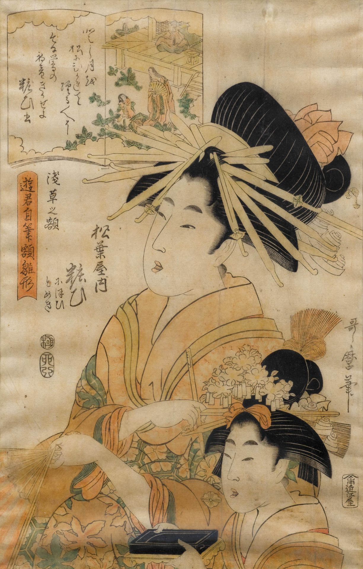 KITAGAWA UTAMARO II (ca. 1753-1831).