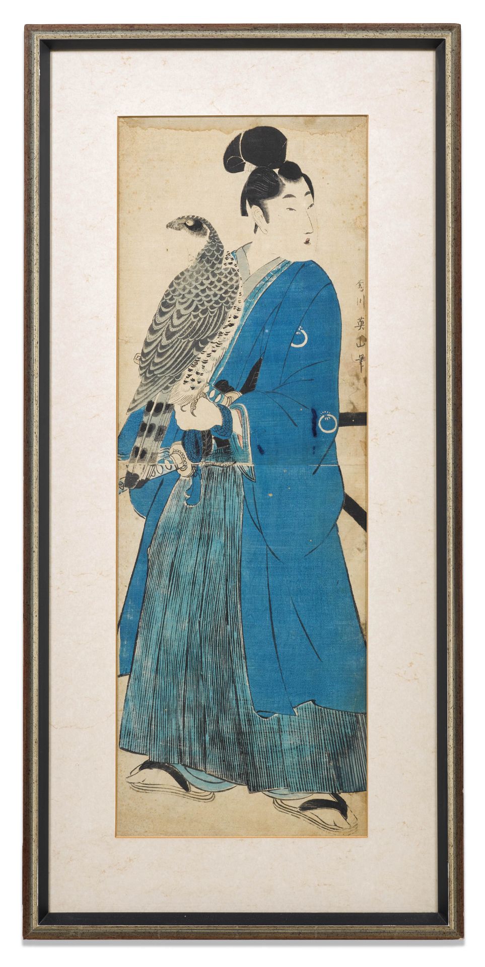 A WOODBLOCK PRINT BY KIKUGAWA EIZAN (1787-1867). - Image 2 of 2