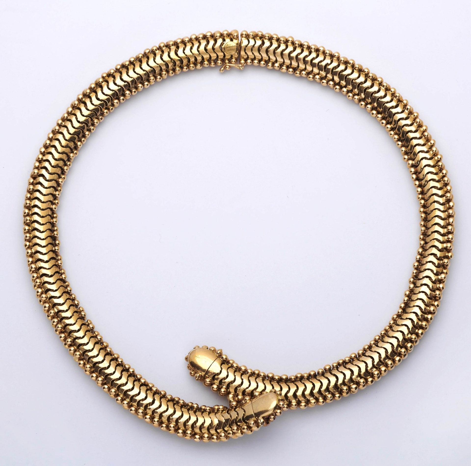 GOLD NECKLACE, BY SABBADINI. - Image 2 of 3