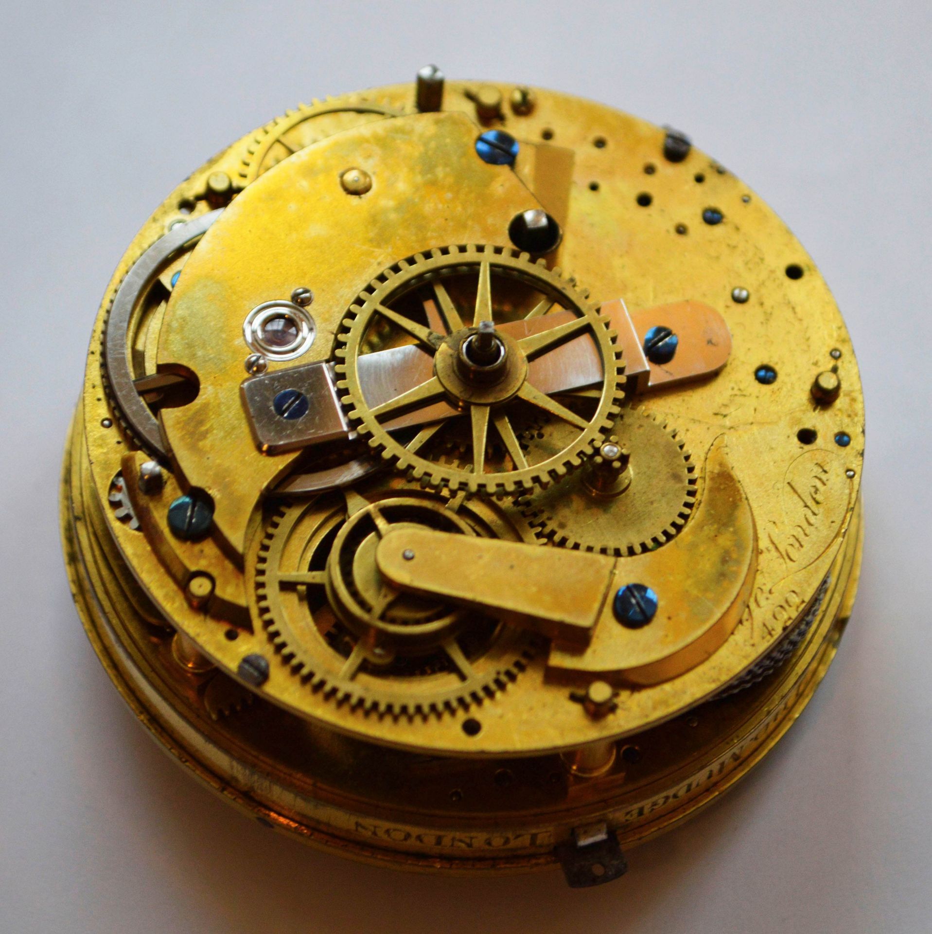 Thomas Mudge, technically and historically significant astronomical movement with double dial, equat - Image 6 of 7