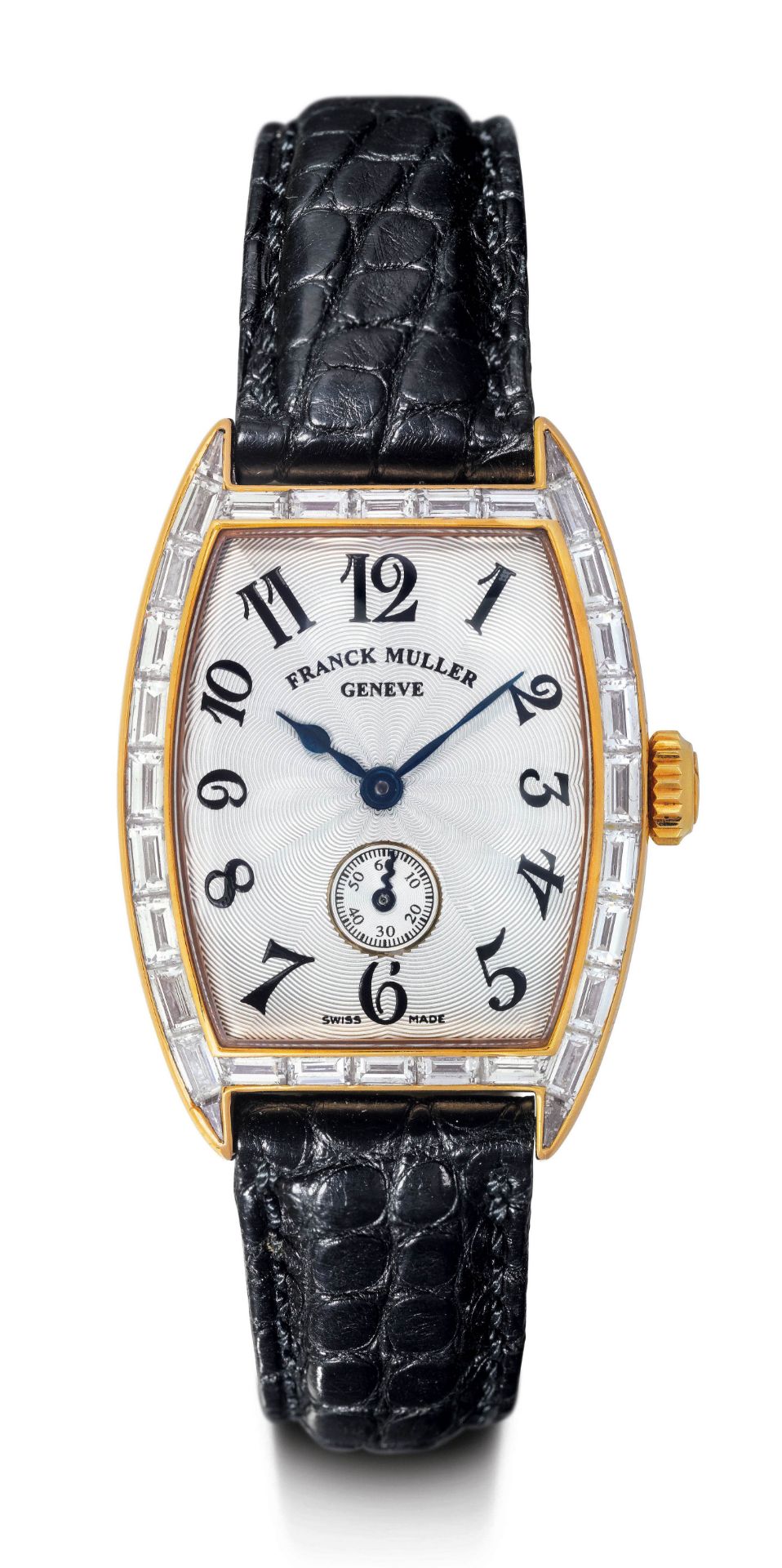 Franck Muller, very attractive lady's diamond wristwatch "Cintrée Curvex".