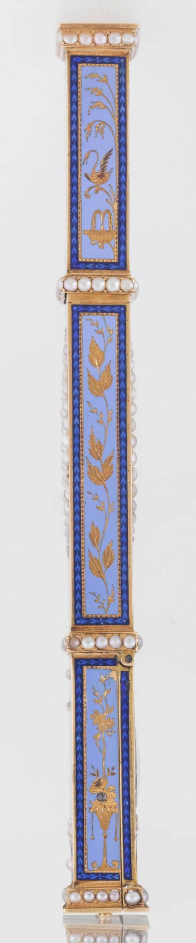 Very rare and decorative gold necessaire with watch, Geneva ca. 1790. - Image 4 of 5