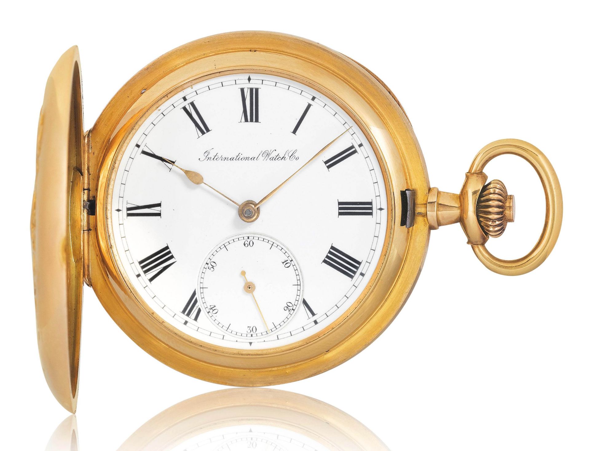 IWC, schwere Savonette-Taschenuhr. - Bild 2 aus 6