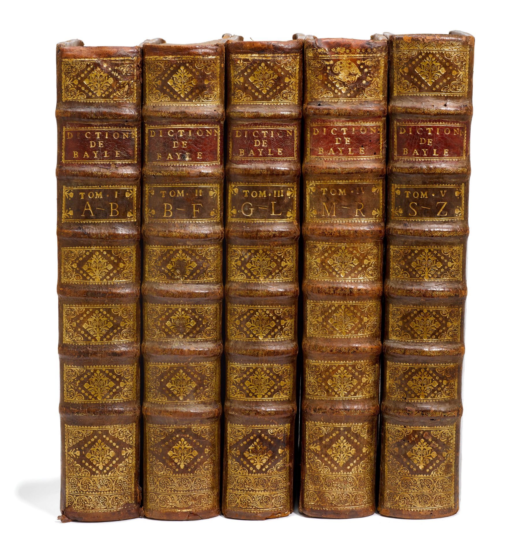 LEXIKA - Bayle, Pierre.Dictionaire historique et critique. Cinquieme edition, revue, corrigée et - Image 2 of 2