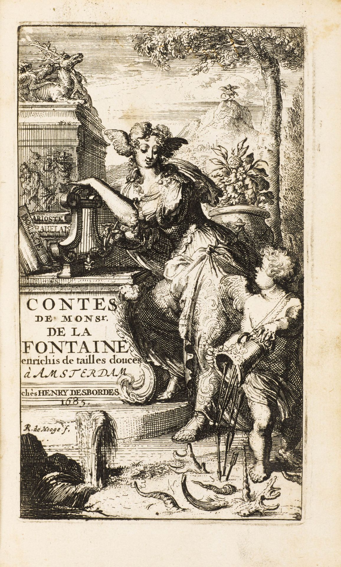 La Fontaine, Jean de.Contes et nouvelles en vers. Nouvelle edition enrichie de tailles-douces. 2